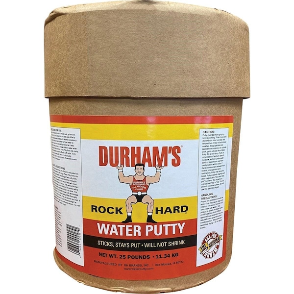 Durhams Rock Hard 25 Lb. Drum Powder Water Putty RHWP25 - main